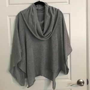 NWT Gray Poncho